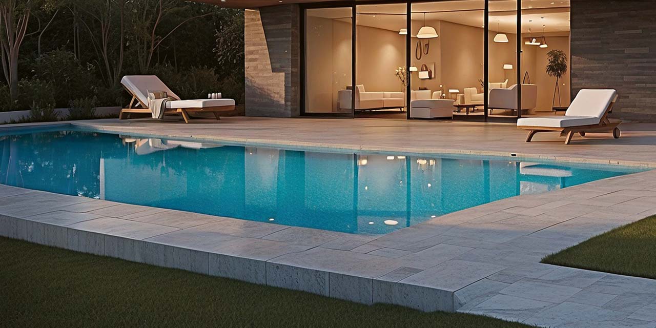 luxuriöser Swimmingpool